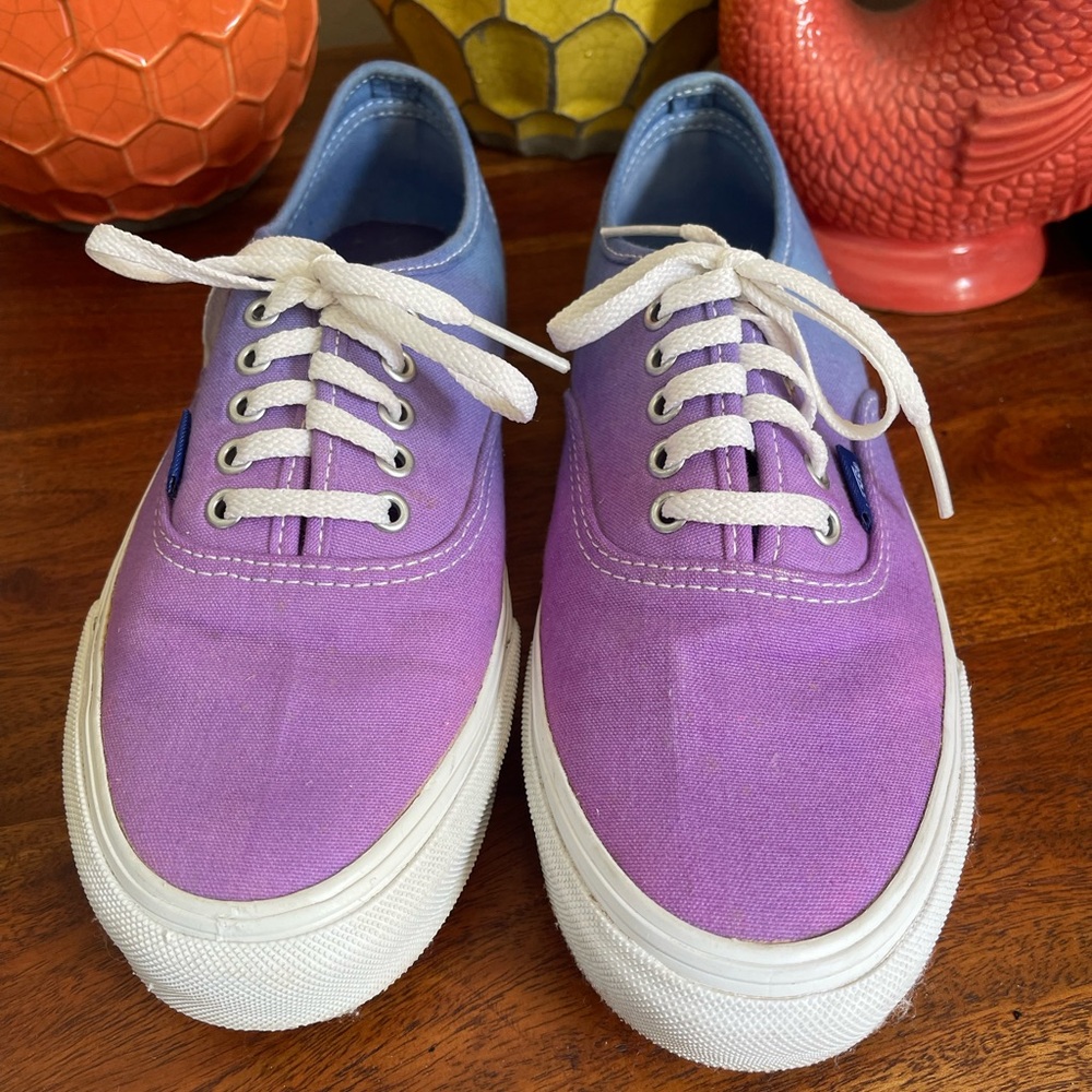 Vans Authentic Core Classic Sneakers in Purple/Blue Ombré